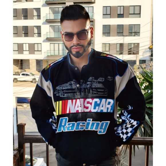 RARE VINTAGE Nascar JH Design Embroidered Twill Racing Jacket - Picture 16 of 16